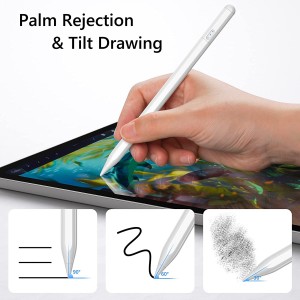 Stylus Pen for iPad Pencil, Active Pen with Palm Rejection and Tilt Sensitivity Compatible with (2018-2022) Apple iPad Pro 11&12.9etc.