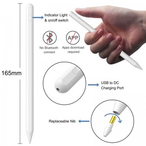 Palm rejection capacitive tablet touch screen active stylus pen for apple pencil screen touch pen for ipad 2018-2022