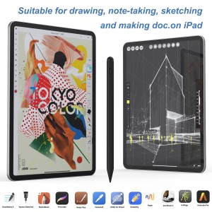 Black Stylus Palm Rejection Touch Pen Screen Tablet Stylus For Apple Ipad pro 2022 pencil 2