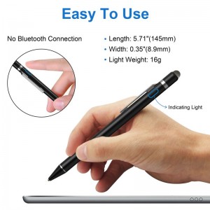 K825 2in1 Stylus Pen, can be used without charging