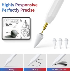 Compatible for 2023 Stylus pen with palm rejection , tilt sensitivity and magnetic iPad pen