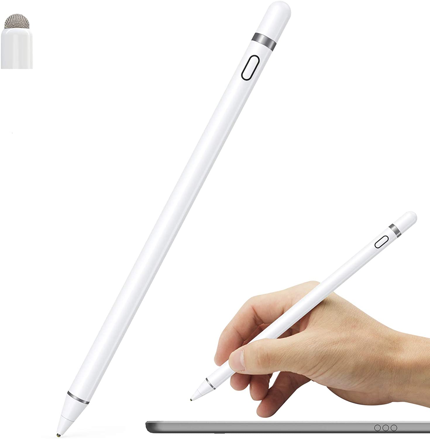 Good Wholesale Vendors Capacitive Stylus Pen To Work With Iphone - Active Stylus Pen Compatible for iOS&Android Touch Screens, Pencil for iPad with Dual Touch Function,Rechargeable Stylus for ...