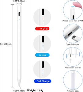 Palm Rejection Notes Touch Magnetic attached Touch Switch Digital Tablets Stylus Pen For Ipad