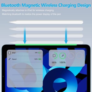 2023 new product magnetic attached charger stylus pen for capacitive stylus pen ipad pro 3 and mini 6 air 4