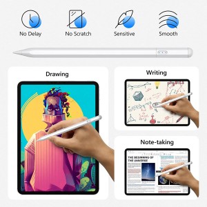 Stylus Pen for iPad Pencil, Active Pen with Palm Rejection and Tilt Sensitivity Compatible with (2018-2022) Apple iPad Pro 11&12.9etc.