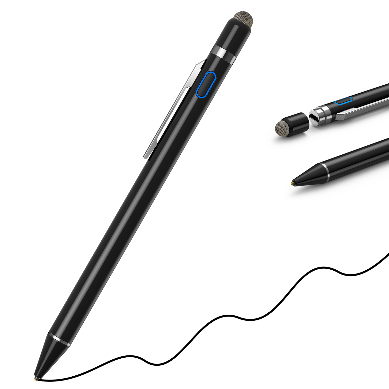 Wholesale Price China Phone Drawing Stylus - K825 2in1 Stylus Pen, can be used without charging – Centyoo