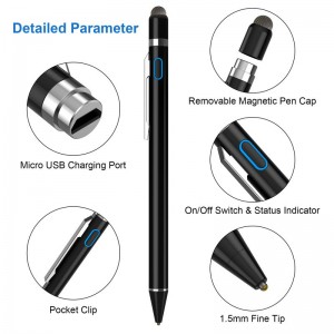 K825 2in1 Stylus Pen, can be used without charging